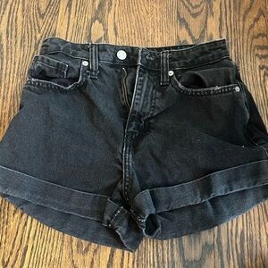 Black Jean short